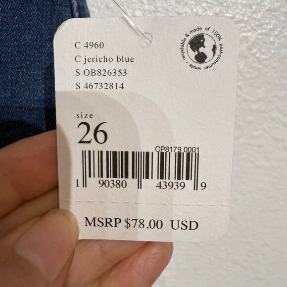 Free People Jericho Blue Just Float On Flare Jeans Sz 26 NWT - Picture 10 of 15